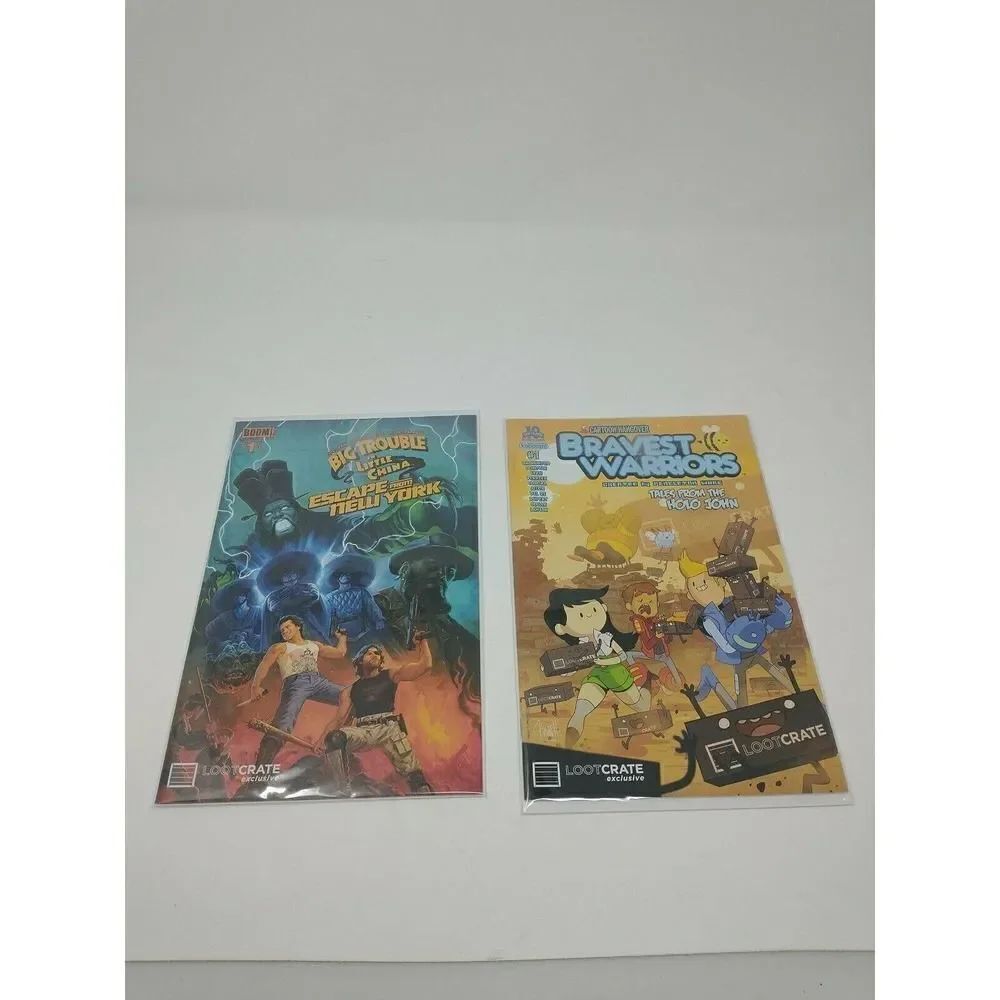 Bravest Warriors #1 Comic Book Loot Crate and Big Trouble Little China/EFNY #1